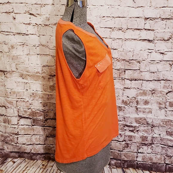 INC  International Concepts Orange Top Sequin Detail XL - Picture 3 of 5